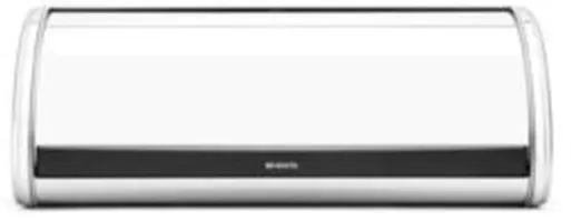 brabantia Roll Top Bread Bin steel glossy