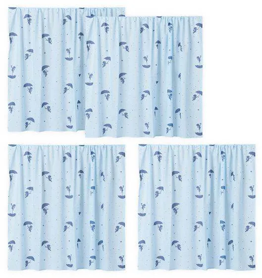 Hoppekids Ole Lukoie sängförhänge till mellanhög säng - Blå