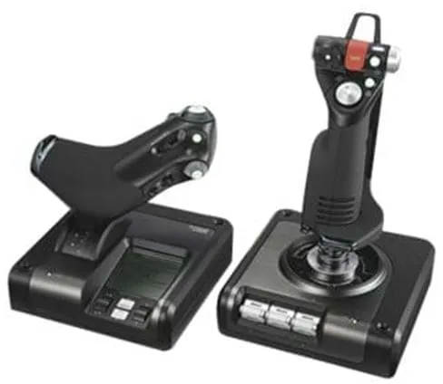 Logitech G Saitek X52 Professional H.O.T.A.S. - Joystick och gasreglage - PC