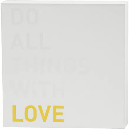 Canvas med guldtryck för akvarell, vit, H: 25,4 cm, djup: 2,54 cm, 1 st