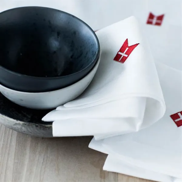 Langkilde & Søn - Födelsedagsservett för vuxna med Dannebrogs design