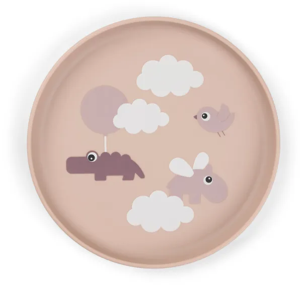 Foodie Tallrik Happy Clouds Pudrig